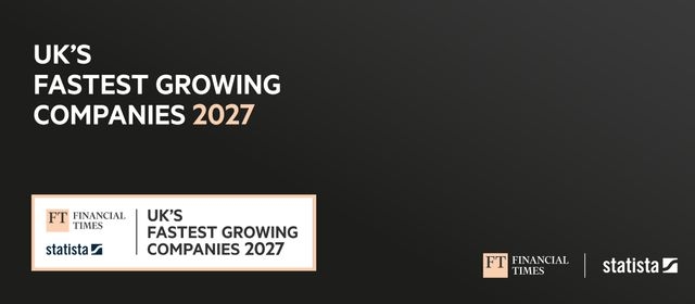 Financial Times' "uk's Fastest Growing Companies 2027'