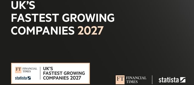 Financial Times' "uk's Fastest Growing Companies 2027'