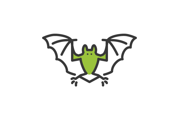 Vector illustration of a bat