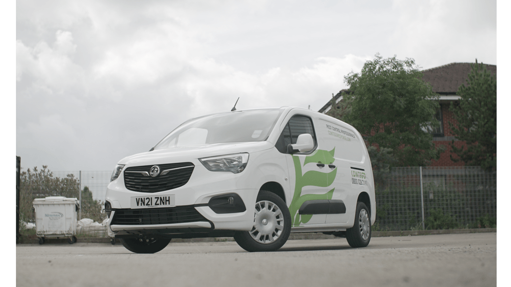 A photo of a Contego branded van