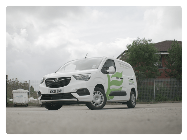 A photo of a Contego branded van