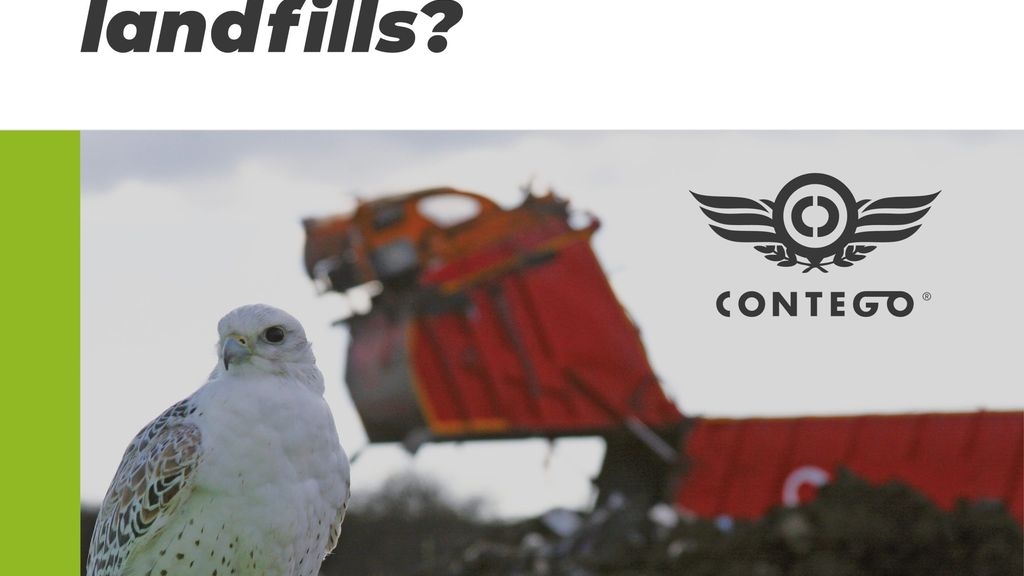 Why is bird control important at landfills?