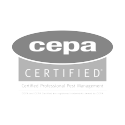CEPA monochrome accreditation logo