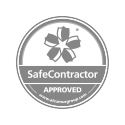 Safecontractor monochrome accreditation logo